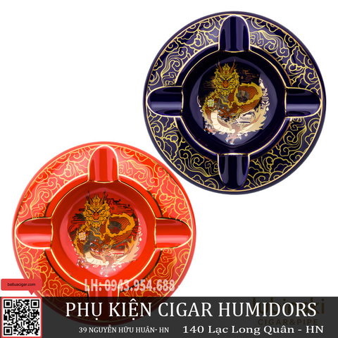 Gạt Tàn Xì Gà Sứ Cao Cấp Lubinski Hình Rồng YJA-20041