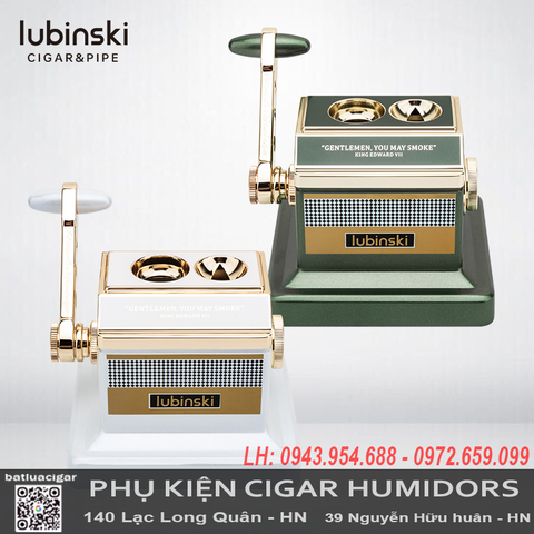Máy Cắt Cigar Để Bàn Lubinski YJA-90003 Chính Hãng | Đa Chức Năng, Sang Trọng