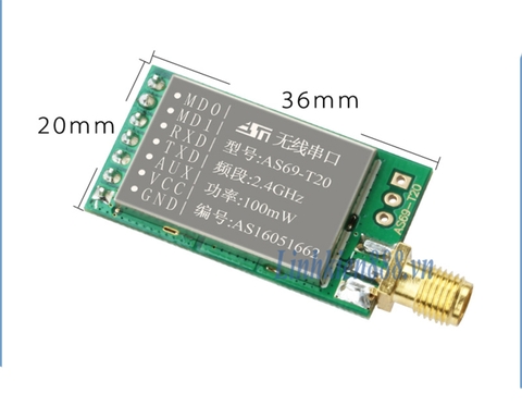 Module thu phát RF AS69-T20 2100m 2.4Ghz