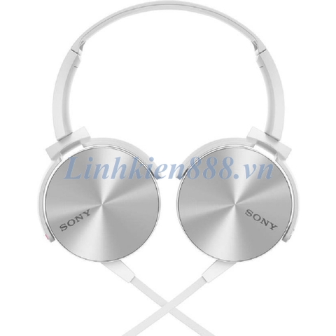 Tai nghe trùm tai Sony MDR-XB450 cao cấp màu trắng