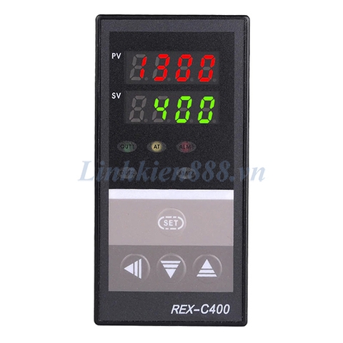 Bộ điều khiển nhiệt độ REX-C400 đầu vào cảm biến loại PT100 đầu ra relay 220V