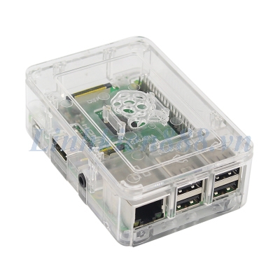 Vỏ hộp Raspberry Pi 3B / 3B + / 2B trong suốt