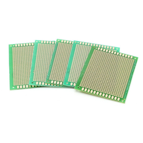 PCB Đục Lỗ 2 Mặt Xanh 5x7cm