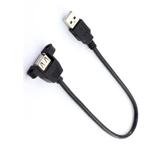 Dây Cáp USB Đực Cái Bắt Vít (Không Kèm Ốc)