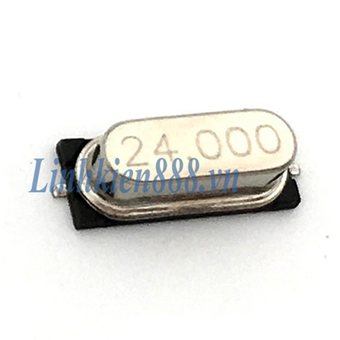 Thạch anh 24MHz 49S SMD