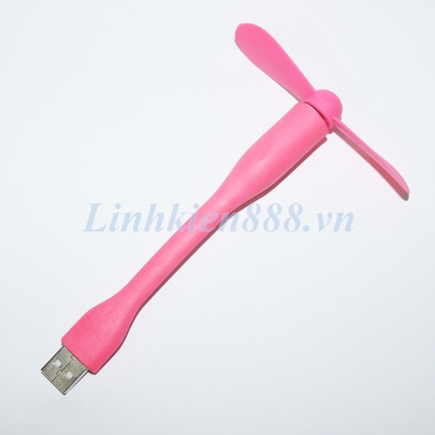 Quạt USB màu hồng