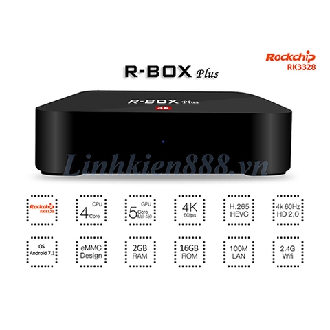 Android TV Box model R-BOX Plus RAM 2G ROM 16G