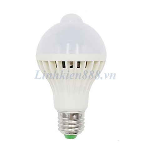 Đèn LED 9W cảm biến hồng ngoại điện áp AC 85-265V