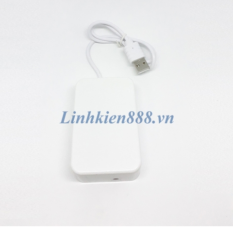 Đầu đọc thẻ đa năng kiêm hub USB 2.0 3 cổng màu trắng