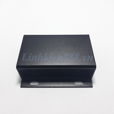 Vỏ hộp nhôm có sẵn lỗ khoan cho E32 83x71x24.5 mm màu đen