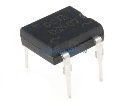 Diode cầu DB107 1A 1000V  DIP4