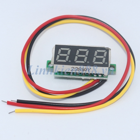 Module đo điện áp DC 0V-100V LED màu vàng 0.28 inch