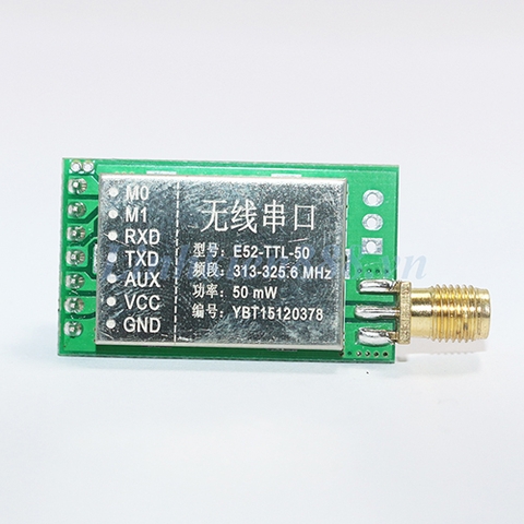 Module thu phát RF E52-TTL-50 UART 50mW 315MHz