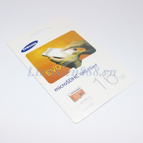 Thẻ nhớ Samsung MicroSD EVO Class 10 16GB