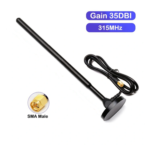 Anten 315Mhz 35dBi SMA cáp 3m