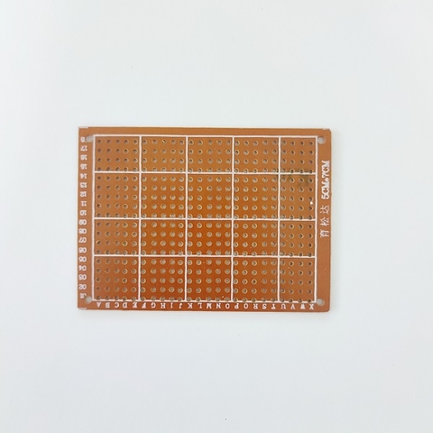 PCB Đục Lỗ 1 Mặt 5x7cm