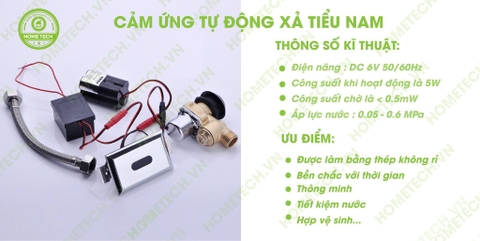 Cảm ứng tự động xả tiểu nam