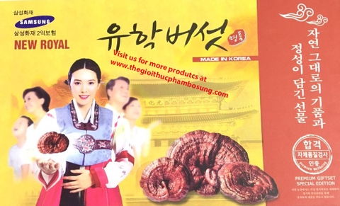 Sâm, nấm Linh Chi (Xuất xứ : Hàn Quốc)
