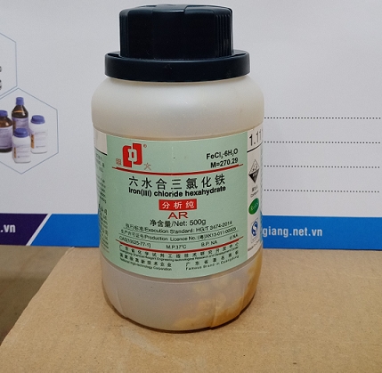 Iron (III) chloride hexahydrate FeCl3.6H2O