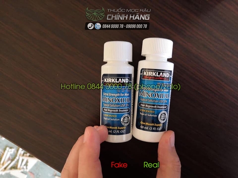 Thuốc mọc râu Minoxidil fake