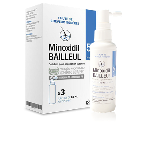 Xịt mọc tóc Minoxidil Bailleul 5%