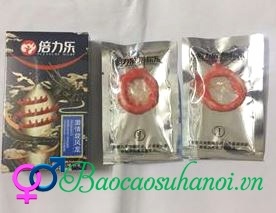 Bao Cao Su Rồng Đen Gân Gai Khủng Hộp 2 Chiếc