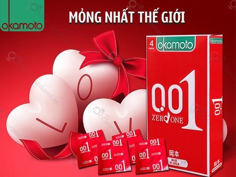 Bao Cao Su Okamoto 0.01 Zero One Made In Japan