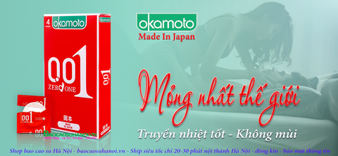 Bao Cao Su Okamoto 0.01 Zero One Made In Japan