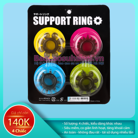 Bộ 4 Vòng Đeo Dương Vật Cao Cấp Cho Nam