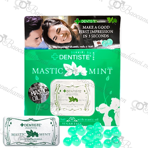 Kẹo Ngậm BJ Phòng The Mastic Mint Chính Hãng Hộp 20 Viên