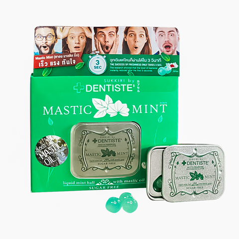 Kẹo Ngậm BJ Phòng The Mastic Mint Chính Hãng Hộp 20 Viên