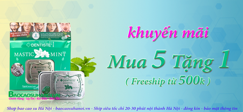 Kẹo Ngậm BJ Phòng The Mastic Mint Chính Hãng Hộp 20 Viên