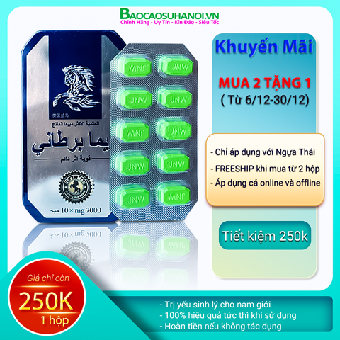 THUỐC CƯỜNG DƯƠNG CON NGỰA CHÍNH HÃNG