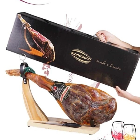 Đùi Sau Có Xương 36 tháng 75% thuần chủng F1  Iberico 5 Jotas