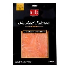 Cá Hồi Xông Khói Hiệu Mido- Smoked Salmon Norwegian