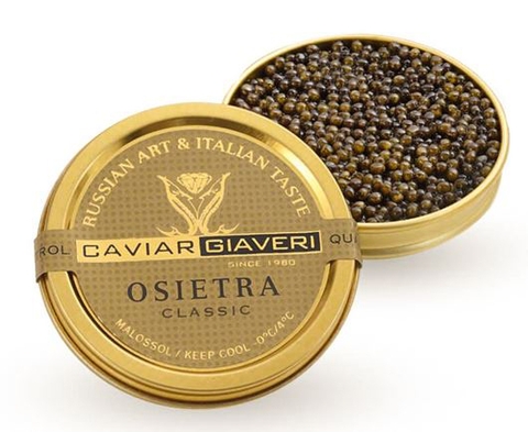 Trứng cá Tầm Caviar Giaveri Osietra Classic