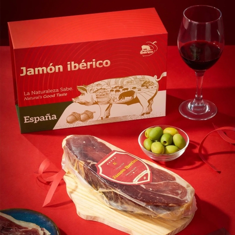 Hộp quà Đùi Sau Iberico Cebo 36 tháng - 1kg