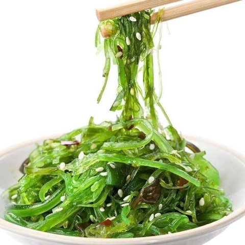 rong biển tươi trộn salad