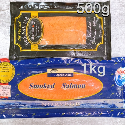 Cá Hồi Xông Khói Hiệu Queen- Smoked Salmon Norwegian