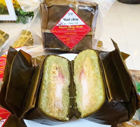 RUECO Vegan Banh Chung (Tet Glutinous Rice Pie) (From Ragworm Paddy Fields) Mini | 600g Pack