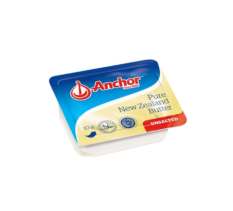 Anchor Unsalted Pure New Zealand Butter 10 x 7 Gram Piece Multipack