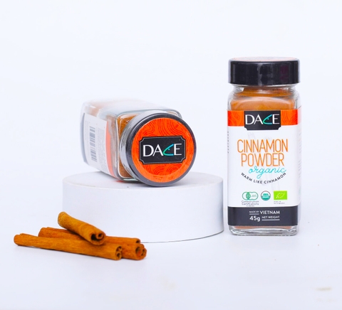 DACE Organic Cinnamon Powder 45g Glass Jar