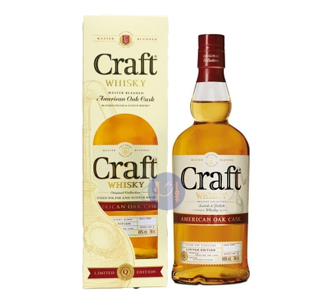 Craft 3YO Blended Scotch-Polish Whisky (American Oak Cask) (Box Included) 700ml 40%