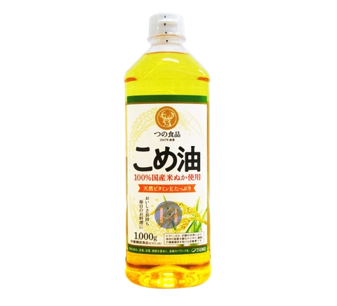 Japanese Tsuno Rice Cooking Oil 1000g Bottle