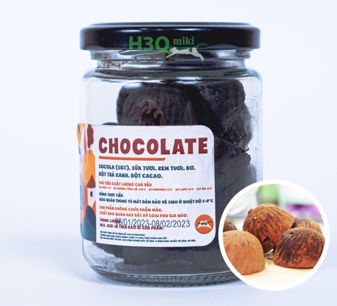 H3Q Miki Dark Nama Chocolate (From New Zealand Dairy) 125g | 200g Jar