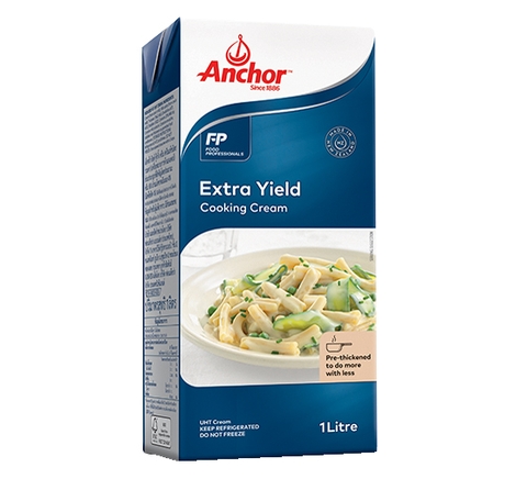 New Zealand Anchor Extra Yield Cooking Cream 1L Carton