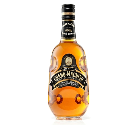 Grand Macnish Black Edition Scotch Whisky 700ml 40% (Single Box | Gift Box)