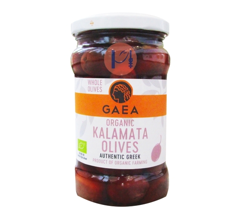 Greek GAEA Organic Pitted Kalamata Olives 300g Jar