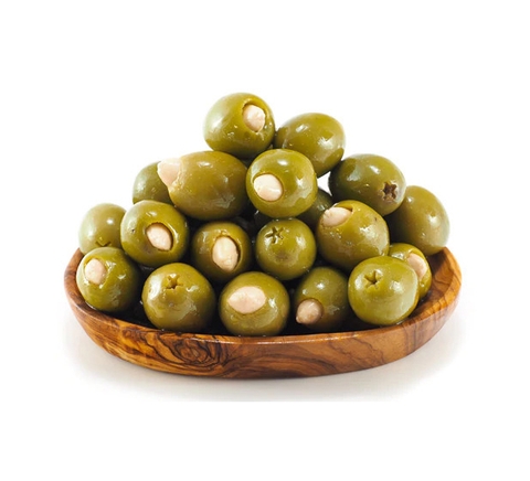 Greek GAEA Stuffed Green Olives with Almond 295g Jar