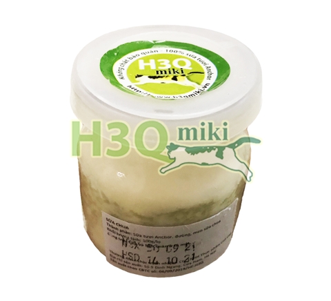 H3Q Miki Low-Sugar Green Tea Yogurt made from New Zealand dairy 50g Jar